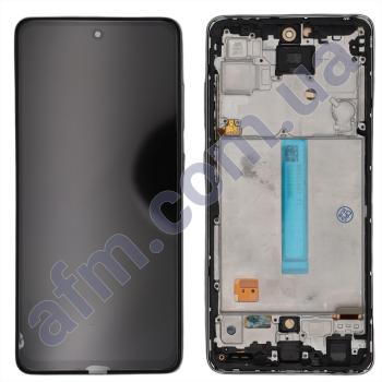 Дисплей Samsung A525F Galaxy A52 / A526B INCELL чёрный + рамка