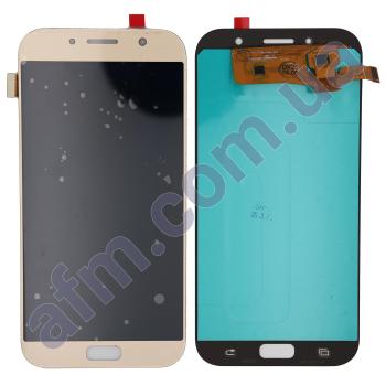 Дисплей Samsung A720F Galaxy A7 2017 OLED (Small LCD) золотой