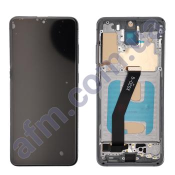 Дисплей Samsung G980F Galaxy S20/ G981B TFT чёрный + рамка чёрная