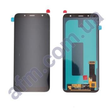 Дисплей Samsung J600 Galaxy J6 2018 OLED (Small LCD) чорний