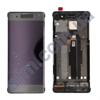 Дисплей Sony F3111 Xperia XA/ F3112/ F3113/ F3115/ F3116 сірий + рамка
