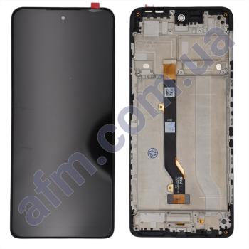 Дисплей Tecno Spark 10 Pro (KI7)/ Infinix Note 30 чорний + рамка