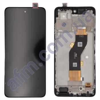 Дисплей Tecno Spark 20 (KJ5) чорний + рамка
