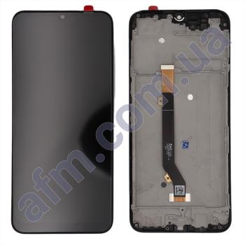 Дисплей Tecno Spark 8P (KG7n) чорний + рамка