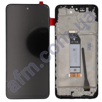 Дисплей Xiaomi Redmi Note 10 5G/ Poco M3 Pro 5G чорний + рамка
