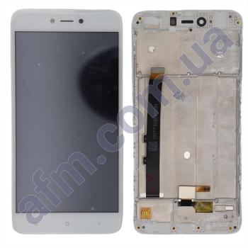 Дисплей Xiaomi Redmi Note 5A/ Redmi Y1 Lite 2/ 16 GB білий + рамка!