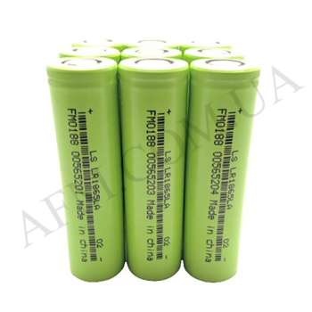 Аккумулятор 18650 2500 mAh 3.6V зелений