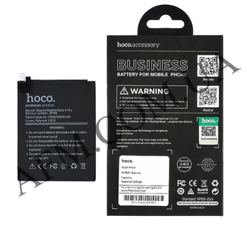 АКБ оригінал Hoco Xiaomi BN48 Redmi Note 6 Pro