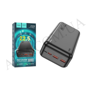 Зовнішній акумулятор (Power Bank) Hoco J101B PD20W + QC3.0 22.5W (30000 mAh) чорний