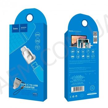 OTG перехідник Hoco UA9 Type-C короткий