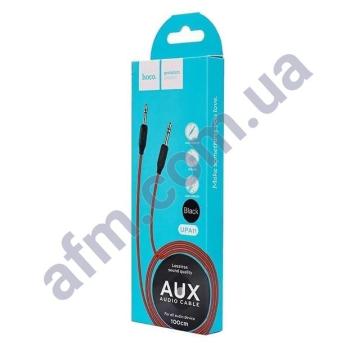 Кабель AUX Hoco UPA11 Audio 1м чорний