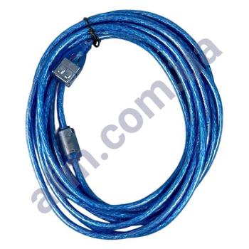 USB подовжувач 5м синій