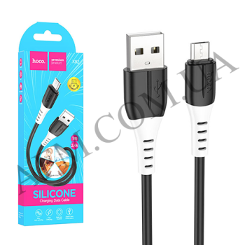 USB кабель Hoco X82 Micro USB (1000mm) чорний