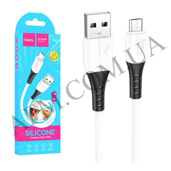 USB кабель Hoco X82 Micro USB (1000mm) білий
