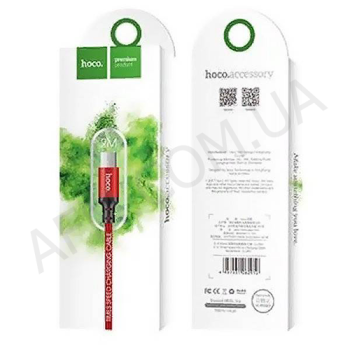 USB кабель Hoco X14 Times Micro USB (2000mm) красно-чёрный