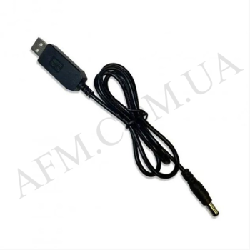 USB кабель с преобразователем напряжения с 5V на 12V (0.5A 5.5*2.5 мм) DC для роутера