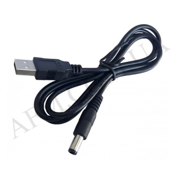 USB кабель з преобразователем напруги з 5V на 12V (0.5A 5.5*3.5 мм) DC для роутера
