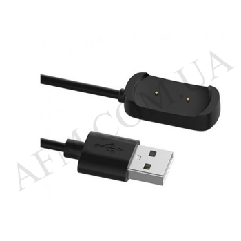 USB кабель для смарт часов Amazfit GTS/ GTR 42mm/ GTR 47mm/ T-Rex магнітний чорний