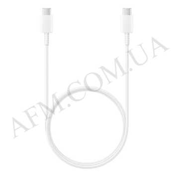 USB кабель Samsung Type-C to Type-C (5A) білий