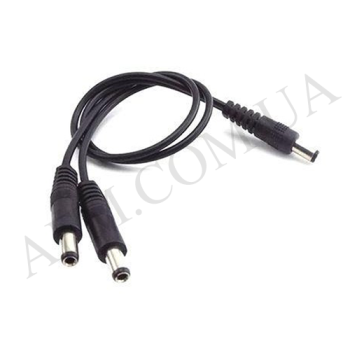 USB кабель живлення разветвитель для роутера DC (5.5 * 2.5) to 2 DC (5.5 * 2.5 0.5m)