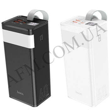 Зовнішній акумулятор (Power Bank) Hoco J86 (40000 mAh) білий
