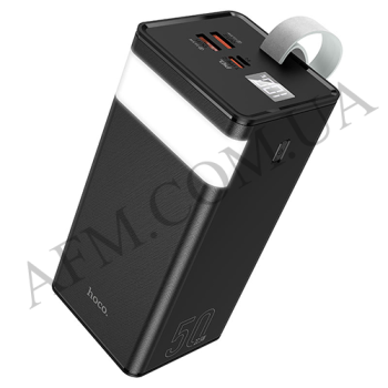 Зовнішній акумулятор (Power Bank) Hoco J86A (50000 mAh) чорний