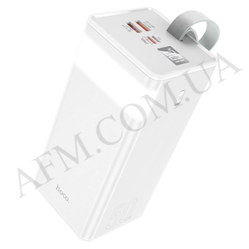 Зовнішній акумулятор (Power Bank) Hoco J86A (50000 mAh) білий