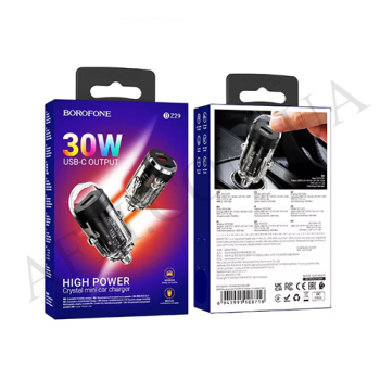 АЗУ блок Borofone BZ29 Ray PD30W чёрный