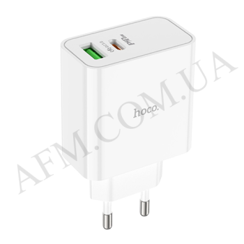 СЗУ блок Hoco C113A PD65W + QC3.0 білий