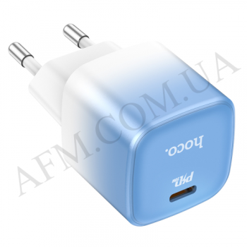 СЗУ блок Hoco C101A PD20W (1 Type-C) блакитний