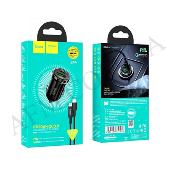 АЗП блок Hoco Z44 PD20W+QC3.0 чорний
