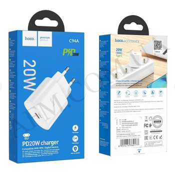 СЗУ блок Hoco C94A (PD20W) білий