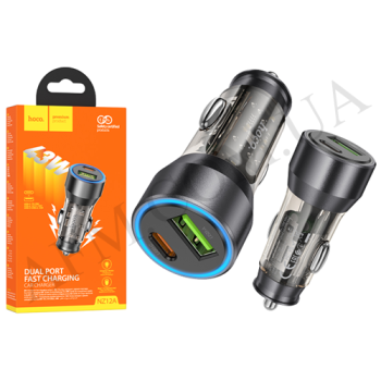 АЗП блок Hoco NZ12A PD43W + QC3.0 (Type-C/ 1USB) чорний
