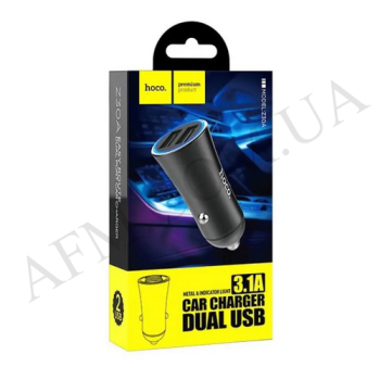 АЗП блок Hoco Z30A (2USB) чорний