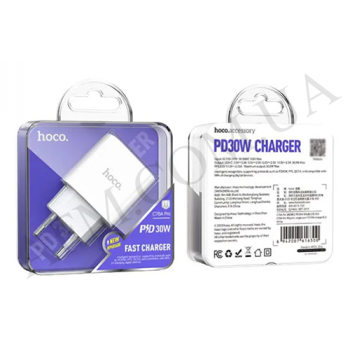 СЗУ блок Hoco C76A Pro PD 30W (1USB-C/ 3.0A) білий
