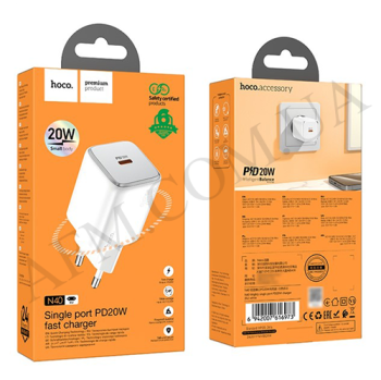 СЗУ блок Hoco N60 PD20W білий
