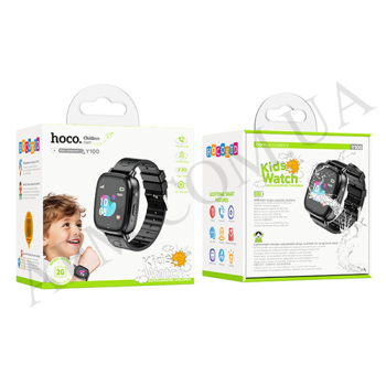 Смарт-часы Hoco Y100 дитячі 2G чорні
