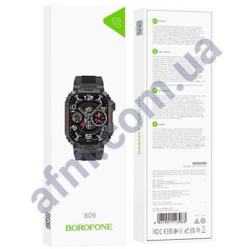 Смарт-часы Borofone BD9 Smart + функція дзвінка чорні