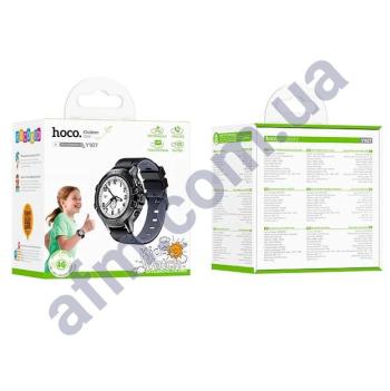 Смарт-часы Hoco Y107 + функція дзвінка 4G чорні