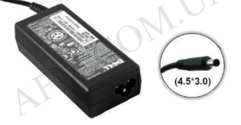 ЗП для ноутбука DELL 19.5V/ 3.34A/ 65W/ 4.5мм*3.0мм копія!