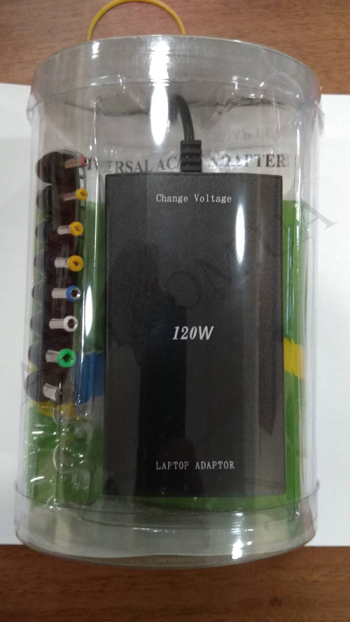 ЗП для ноутбука универсалальное 12V-24V/ 120W 8в1 (Сеть+АЗП+USB)