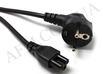 Кабель питания 3 pin C5 IEC 60320 (медь) 0.9м