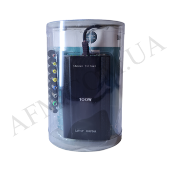 ЗП для ноутбука универсалальное 12V-20V/ 100W 8в1 автовольтаж+USB+АЗП