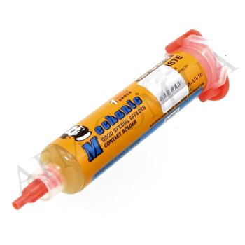 Флюс-паста Mechanic UV10 (10 гр) в шприце (без змісту галогенів)