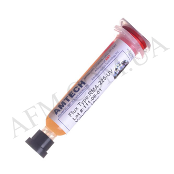 Флюс-паста AMTECH RMA-225-UV (10 мл.) в шприце, оригінал