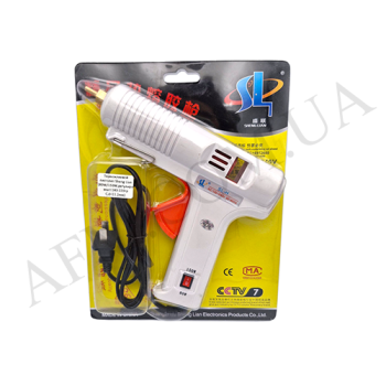 Термоклеевой пистолет Sheng Lian (80W/ 150W, регулировка t 140-220гр С, d=11.2мм)*