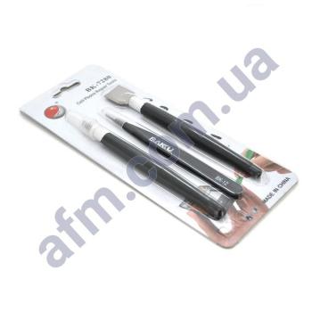 Набор инструментов Baku BK-7280-A (шпатылек,  скальпель,  пинцет)