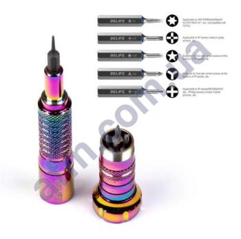 Набір викруток Relife RL-723 (Ручка з фиксированным крутящим моментом (5кгс/ см)биты T1/ +1.5+Y0.6