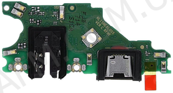 Шлейф Huawei P Smart Plus/ Nova 3i з роз'ємом зарядки micro USB