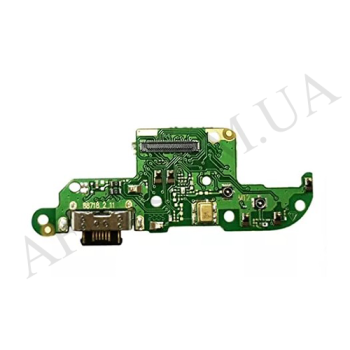 Шлейф Motorola XT2041 Moto G8 Power с разъёмом зарядки, с микрофоном